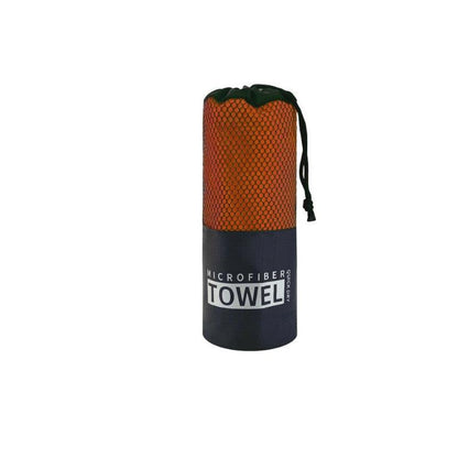 orange microfibre towel