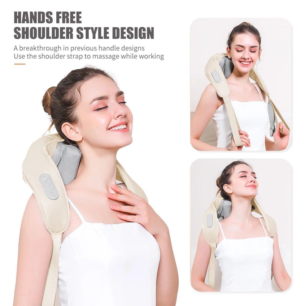 hand free shiatsu massager