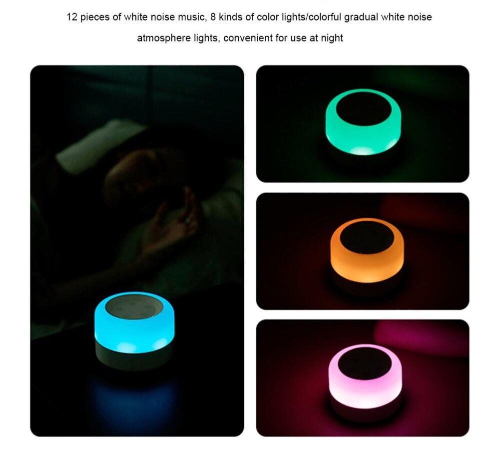 the night light of sleep, veilleuse bébé bruit blanc, white noise baby night light, la veilleuse du sommeil