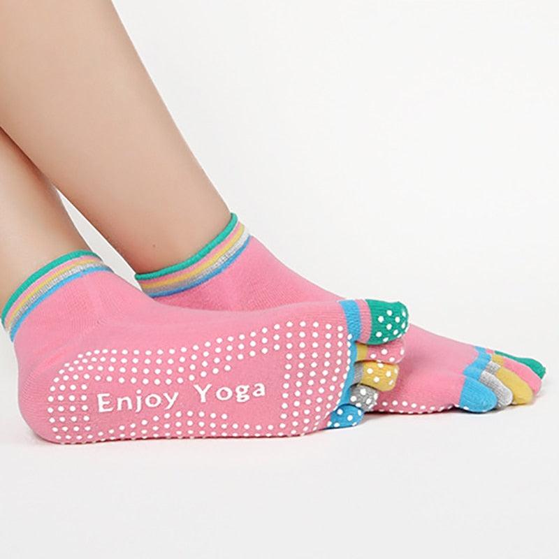 Non-Slip Yoga Socks - RovaFlex