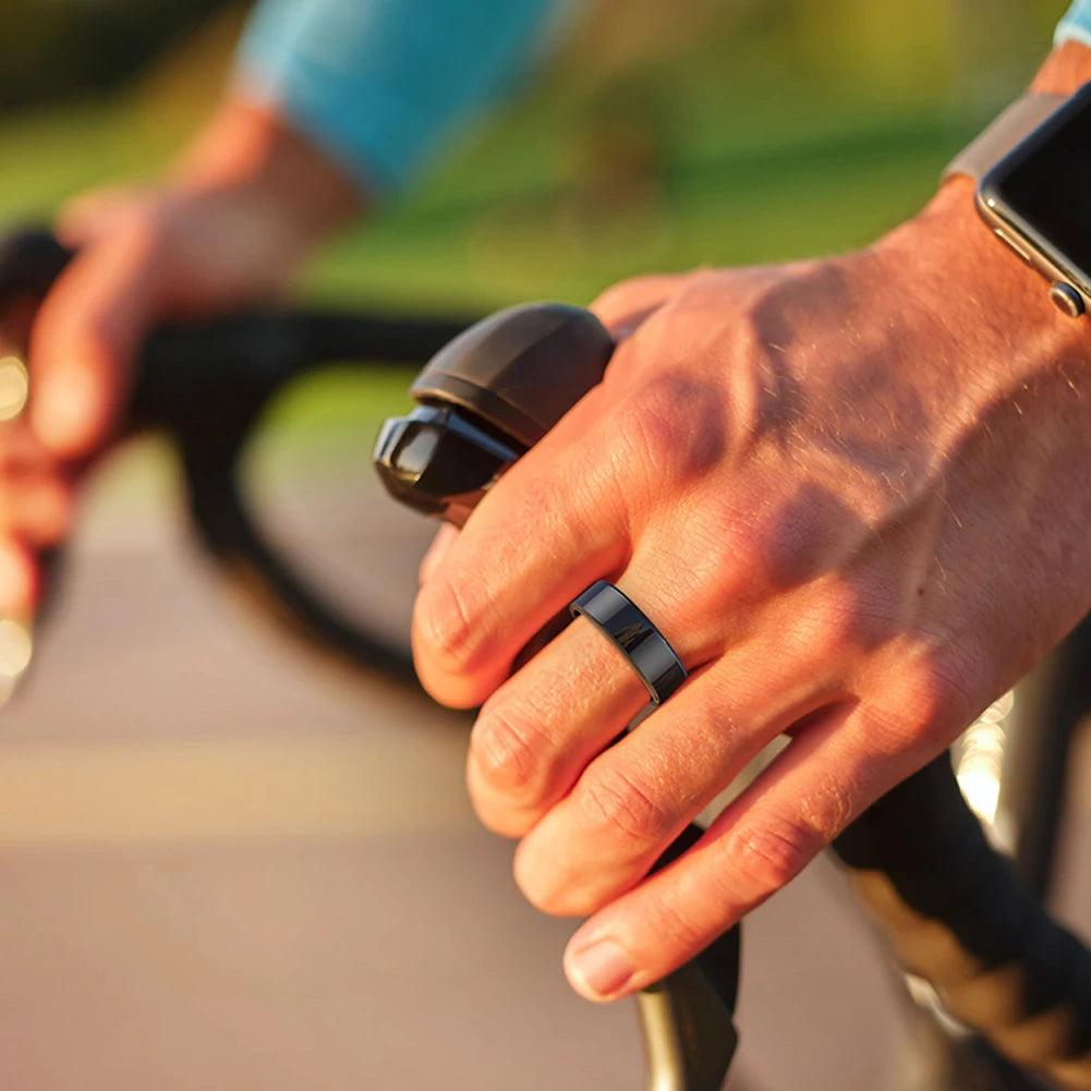 Image of person working out with Flow Ring: Flow Ring keeps pace with your active lifestyle, no matter the workout.