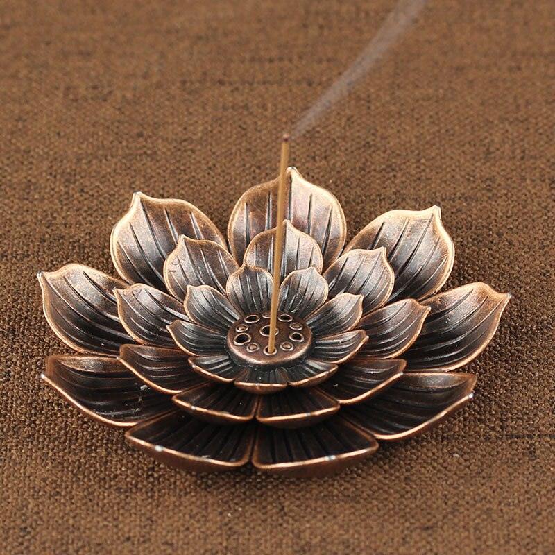 Multi Holes Lotus Incense Stick Holder - RovaFlex