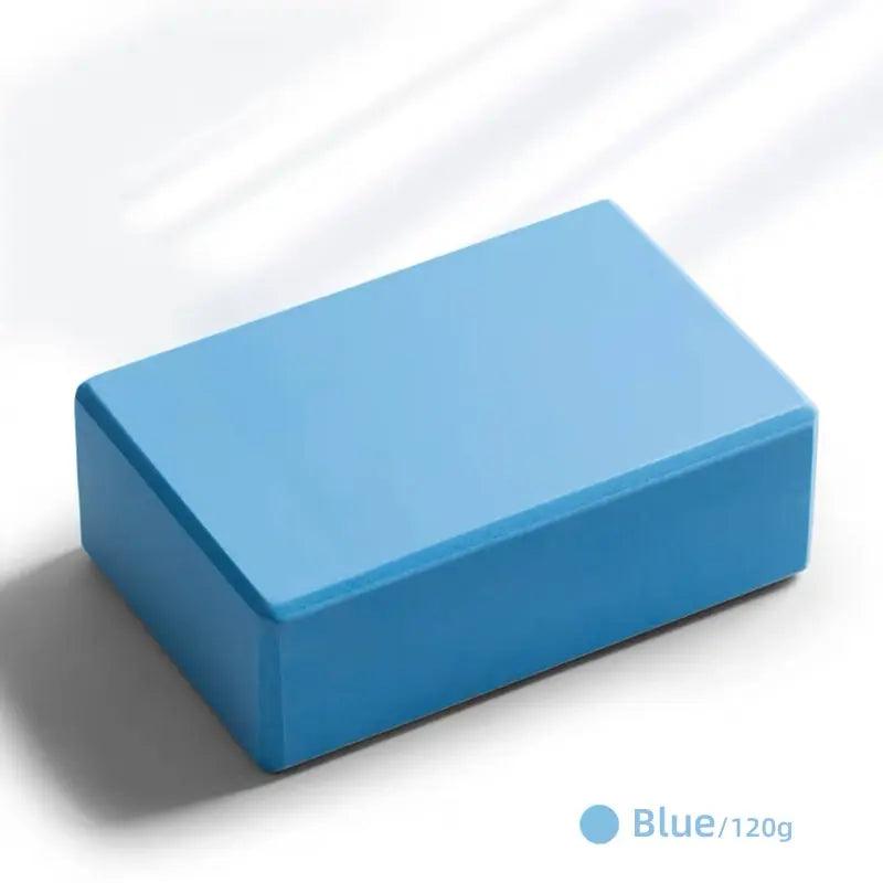 blue yoga block