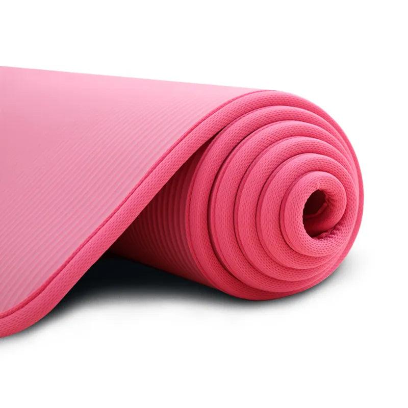 pink thick yoga mat