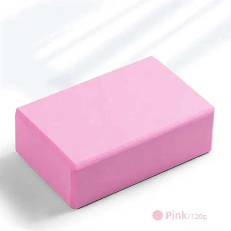 pink yoga block