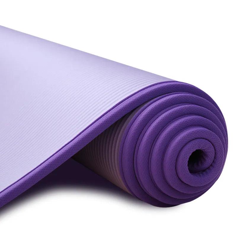 purple thick yoga mat