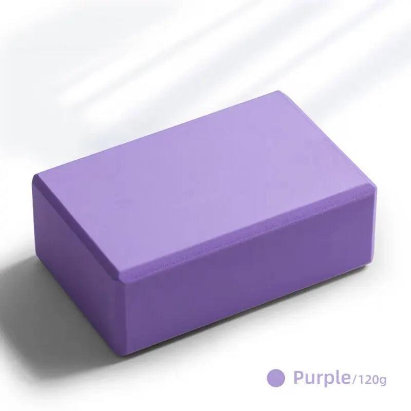 purple yoga block